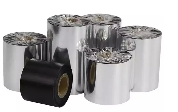 Páska s čiarovým kódom z voskovej živice